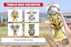 Wacky Easter Animal Tumbler Product Image 1