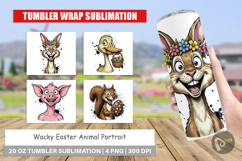 Wacky Easter Animal Tumbler Product Image 1