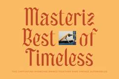 Wadepak - Blackletter Display Serif Font Product Image 2