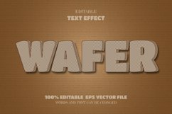 WAFER Text, Editable Font Effect Product Image 1
