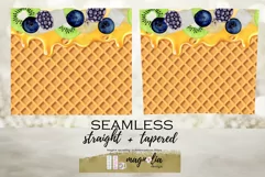 Seamless Wafer ice cream cone tumbler wrap png Product Image 2
