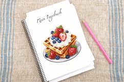 Watercolor Waffle Clipart Bundle Product Image 4