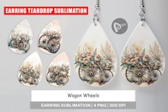 Earring Wagon Wheels Product Image 1