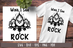 Wait I See A Rock Funny birds Sarcastic quotes