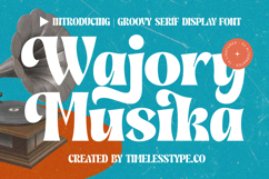 Wajory Musika - Serif Display Product Image 1