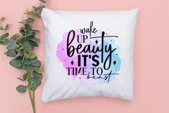 Wake Up Beauty It's Time To Beast Sublimation PNG Product Image 3