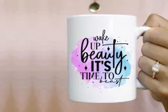 Wake Up Beauty It's Time To Beast Sublimation PNG Product Image 2