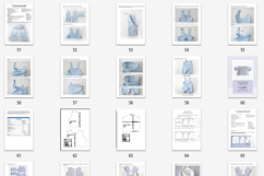Clothes set for 15 inch (36 cm) Waldorf doll, including printable PDF sewing patterns and step-by-step tutorials for creating handmade doll outfits, perfect for DIY sewing projects and handmade gifts.