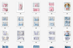 Clothes set for 11 inch (28 cm) Waldorf doll, including printable PDF sewing patterns and step-by-step tutorials for creating handmade doll outfits, perfect for DIY sewing projects and gifts.