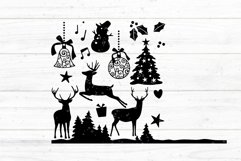 Forest Christmas decoration Cutting file SVG DXF FCM Product Image 1