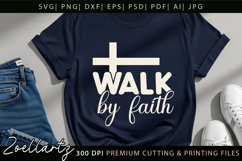 Christian Quote SVG Bible Cross Jesus Faith SVG Cut Files Product Image 4