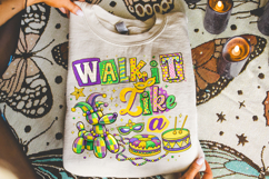 Mardi Gras Balloon Dog PNG, Walk it Like a PNG, Fat Tuesday Product Image 3