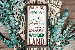 Walking in a winter wonderland SVG, Christmas SVG Design Product Image 3