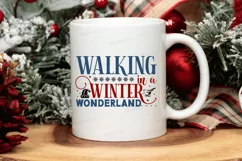 Walking In A Winter Wonderland SVG , Christmas SVG Design Product Image 2