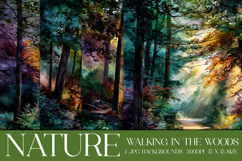 Nature Background, Forest Background, Woods, Hiking, s4 Product Image 1
