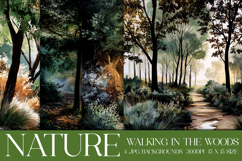 Nature Background, Forest Background, Woods, Hiking, s5 Product Image 1