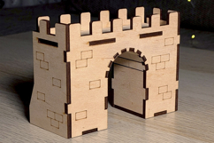 Wall Arc of the Castle - laser cut file, Glowforge pattern Product Image 8
