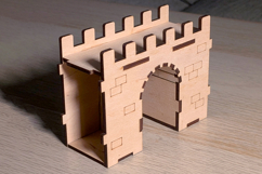 Wall Arc of the Castle - laser cut file, Glowforge pattern Product Image 6