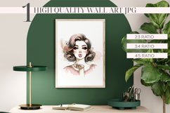 Coquette Chic Printable Wall Art - Elegant Fashion Poster Product Image 1