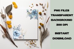 Winter botanical, Winter clipart, Watercolor Winter Florals Product Image 4