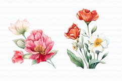 Butterfly Flowers Watercolor Sublimation Product Image 3