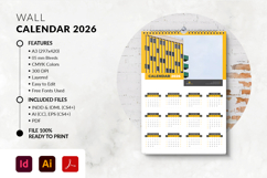 2026 Wall Calendar Printable Product Image 4