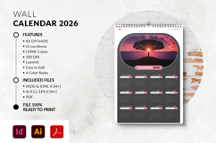 2026 Printable Wall Calendar Product Image 1