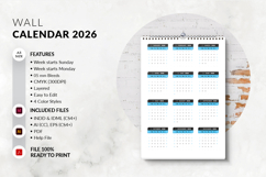 Printable 2026 Calendar A3 Size Product Image 6