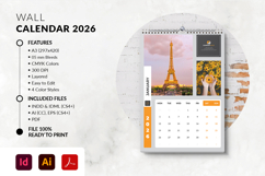 A3 Wall Calendar 2026 Printable Product Image 1