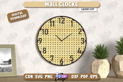 Wall Clock Laser Cut | Decorative Clock | Modern Interior Product Image 1