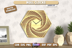 Wall Clock Laser Cut | Decorative Clock | Modern Interior Product Image 1