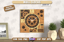 Wall Clock Laser Cut | Decorative Clock | Modern Interior Product Image 1