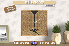Wall Clock Laser Cut | Decorative Clock | Modern Interior Product Image 1