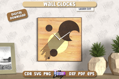 Wall Clock Laser Cut | Decorative Clock | Modern Interior Product Image 1