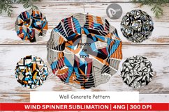 Wind Spinner Concrete Wall Pattern Product Image 1