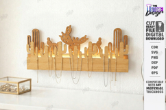 Wall Jewelry Organizer Laser Cut Bundle | Boho Wall Decor Product Image 26