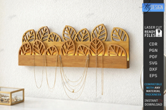 Wall Jewelry Organizer Laser Cut | Wall Decor | Wall Display Product Image 1