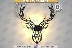 Wall Lamp Shadow Laser Cut Bundle|Night Light|Home Décor SVG Product Image 11