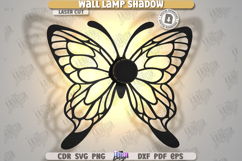 Wall Lamp Shadow Laser Cut Bundle|Night Light|Home Décor SVG Product Image 4