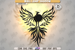 Wall Lamp Shadow Laser Cut Bundle|Night Light|Home Décor SVG Product Image 7