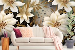 Golden Blooms Seamless Patterns Product Image 7