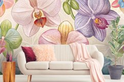 Orchid Garden 12 Digital Papers Product Image 5