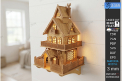 Fairy House Wall Nightlight Laser Cut Bundle | Shadow Boxes Product Image 7