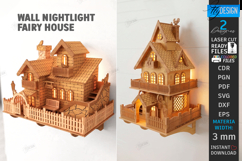 Fairy House Wall Nightlight Laser Cut Bundle | Shadow Boxes Product Image 1