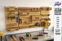 Wall Tool Organizers Laser Cut Bundle | Modular Tool Holders Product Image 6