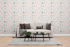 Digital Paper Floral Watercolor Seamless Pattern Product Image 2