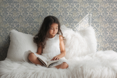 Girl&#039;s Room Wallpaper Model Mockup, Seamless Pattern Preview Product Image 3