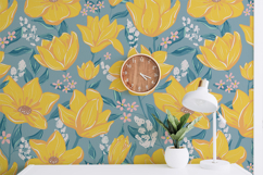 Seamless Flower Pattern for Fabric and Digital Paper Product Image 2
