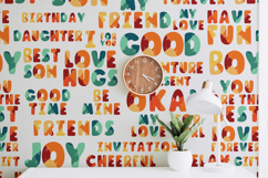 Seamless Pattern happy birthday for Fabric and Digital Paper Product Image 2