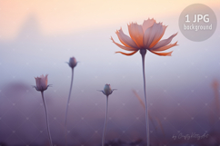 Fantasy Meadow Wildflowers Digital HD Wallpaper Background Product Image 1